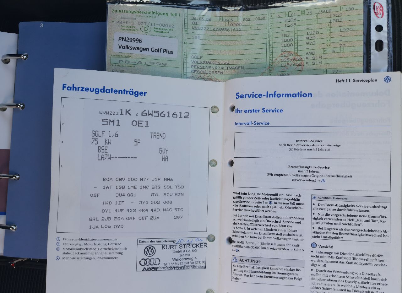 Volkswagen Golf Plus - фото 13