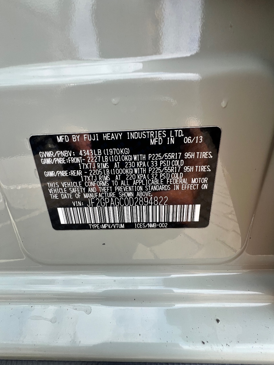 Subaru XV - фото 13