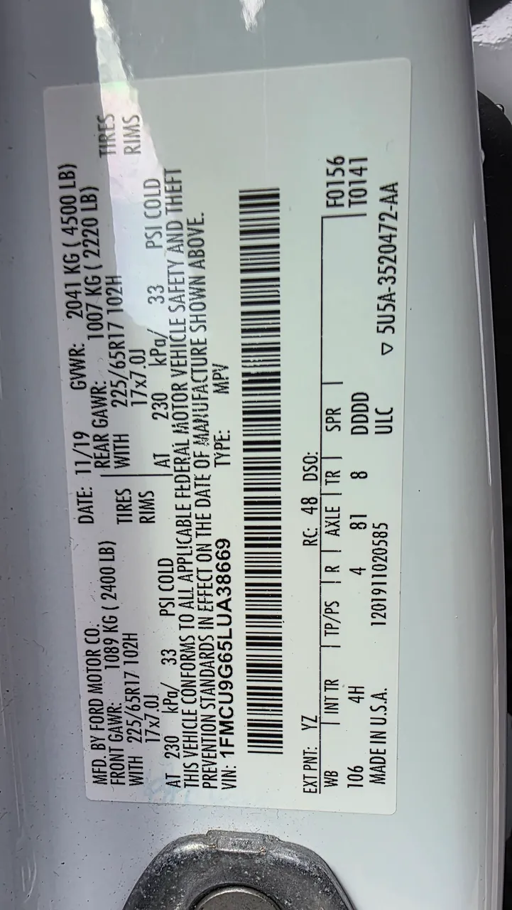 Ford Escape - фото 12