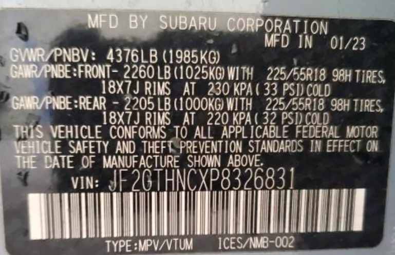 Subaru Crosstrek - фото 43