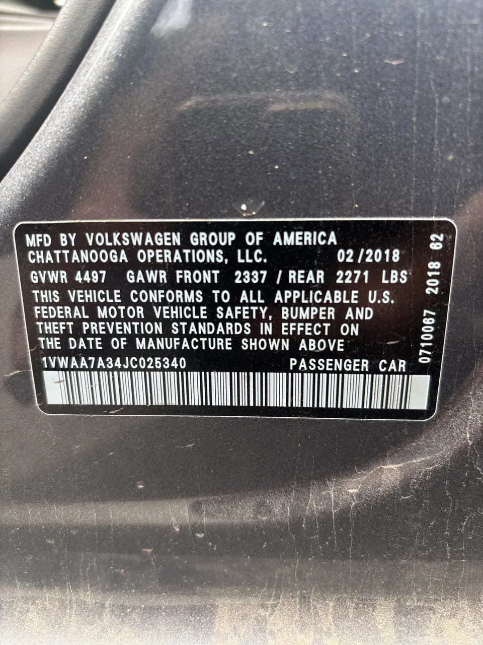 Volkswagen Passat USA/NMS - фото 6