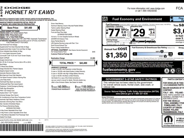Dodge Hornet - фото 2