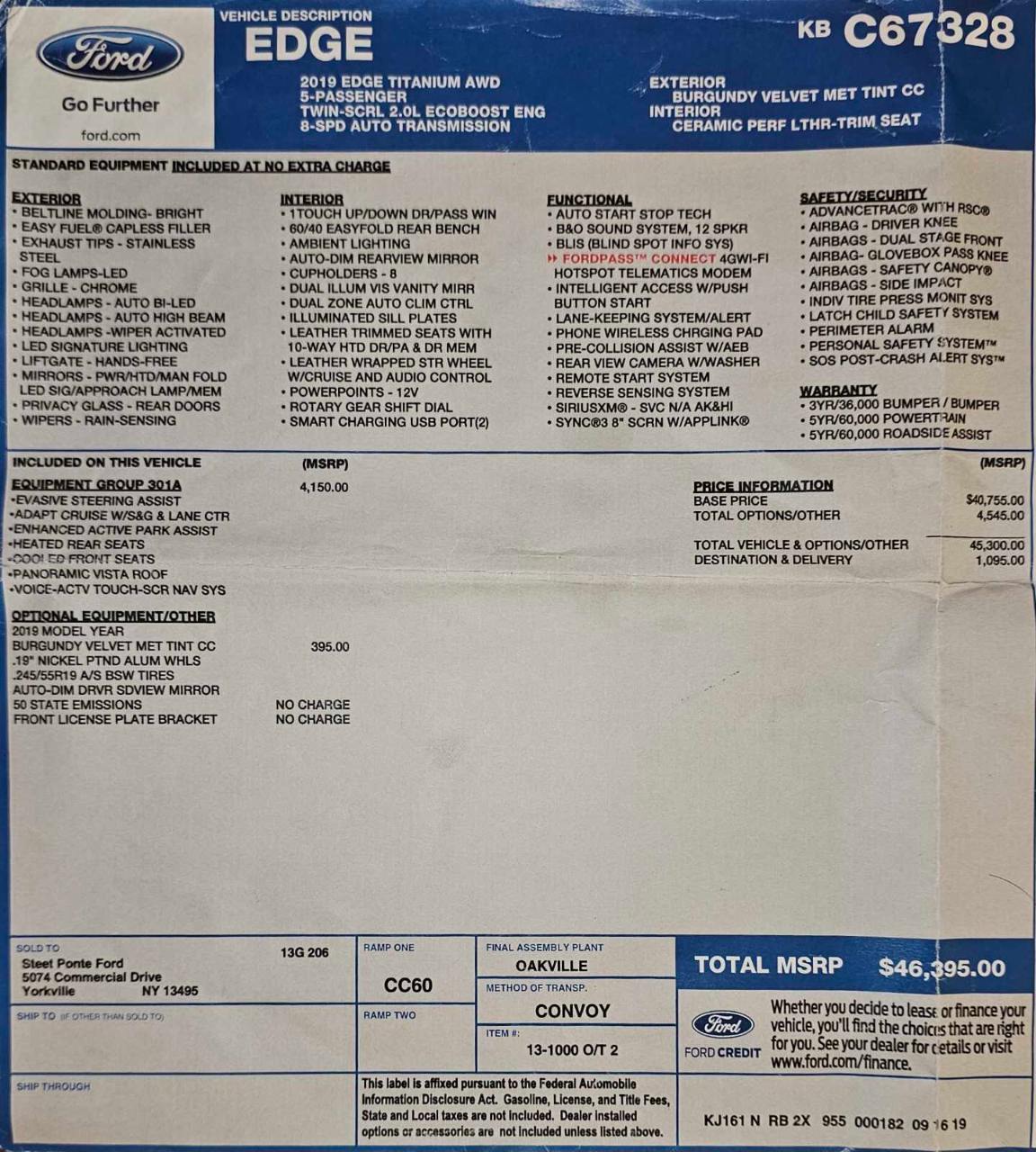 Ford Edge - фото 91